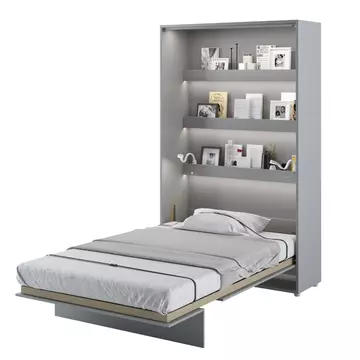 Buy BC-02 Vertical Wall Bed Concept Grey Matt 120cm, Colour: Grey Matt, Size: 120 x 200cm from Furnituretta