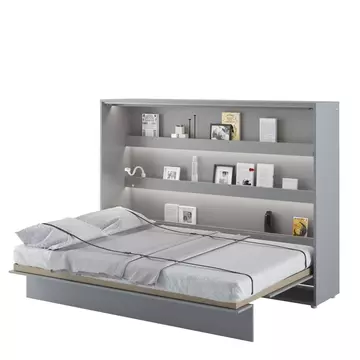 Buy BC-04 Horizontal Wall Bed Concept Grey Matt 140cm, Colour: Grey Matt, Size: 140 x 200cm from Furnituretta