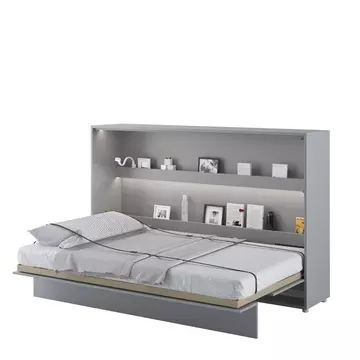 Buy BC-05 Horizontal Wall Bed Concept Grey Matt 120cm, Colour: Grey Matt, Size: 120 x 200cm from Furnituretta