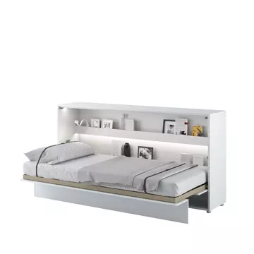 Buy BC-06 Horizontal Wall Bed Concept White Matt 90cm, Colour: White Matt, Size: 90 x 200cm from Furnituretta