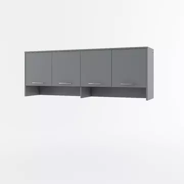 Buy CP-10 Over Bed Unit for Horizontal Wall Bed Concept Grey Matt 120cm, Colour: Grey Matt, Item Width: 215 from Furnituretta