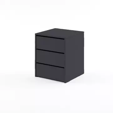 Buy Idea ID-13 Universal Storage Cabinet for Wardrobe Black Matt, Colour: Black Matt, Width: 50 from Furnituretta