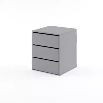 Buy Idea ID-13 Universal Storage Cabinet for Wardrobe Grey Matt, Colour: Grey Matt, Item Width: 50 from Furnituretta