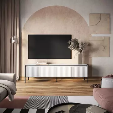 Buy Trend TR-06 TV Cabinet White Matt 193cm, Colour: White Matt, Width: 193 from Furnituretta