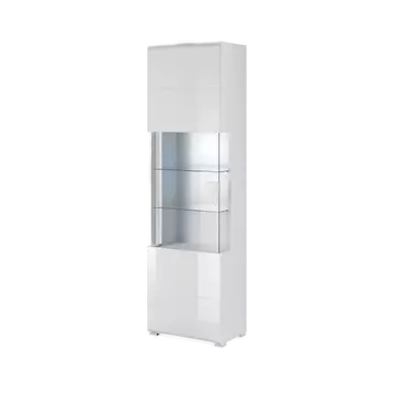 Buy Toledo 05 Display Cabinet White, Colour: White, Item Width: 61 from Furnituretta