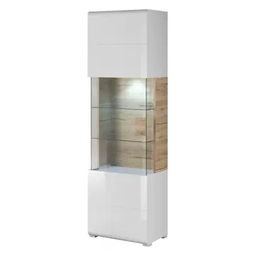 Buy Toledo 05 Display Cabinet Oak San Remo, Colour: Oak San Remo, Width: 61 from Furnituretta