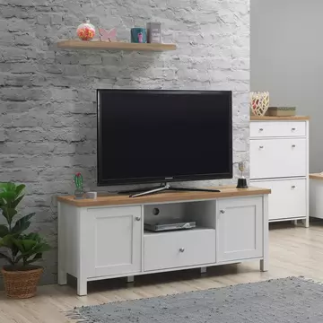 Buy Astbury TV Cabinet with 2 Doors & 1 Drawer from Furnituretta