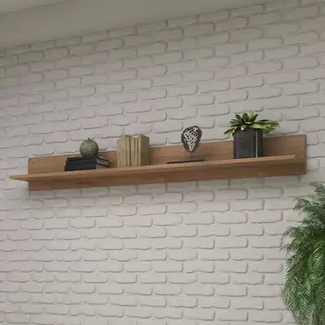 Buy Tulsa 02 Wall Shelf Oak Grandson 180cm, Colour: Oak Grandson, Width: 180 from Furnituretta