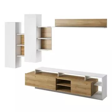 Buy Alva Entertainment TV Unit Oak Grandson, Colour: Oak Grandson, Width: 260 from Furnituretta