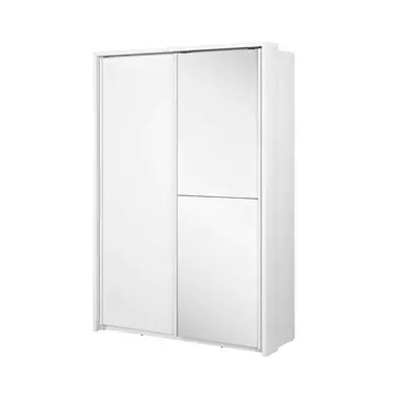 Buy Arti 21 - 2 Sliding Door Wardrobe White Matt 160cm, Colour: White Matt, Item Width: 160 from Furnituretta
