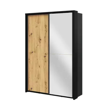 Buy Arti 21 - 2 Sliding Door Wardrobe Oak Artisan 160cm, Colour: Oak Artisan, Item Width: 160 from Furnituretta