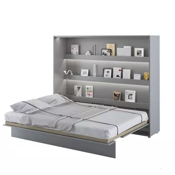 Buy BC-14 Horizontal Wall Bed Concept Grey Matt 160cm, Colour: Grey Matt, Size: 160 x 200cm from Furnituretta