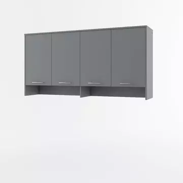Buy CP-11 Over Bed Unit for Horizontal Wall Bed Concept Grey Matt 90cm, Colour: Grey Matt, Item Width: 215 from Furnituretta