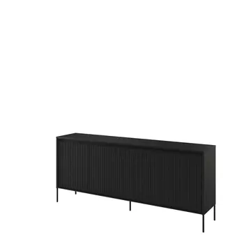 Buy Trend TR-04 Sideboard Cabinet Black Matt 193cm, Colour: Black Matt, Item Width: 193 from Furnituretta