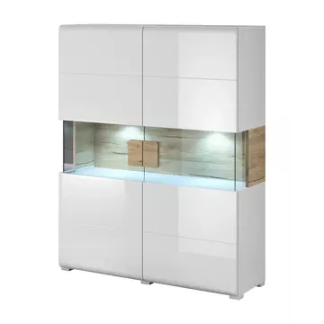 Buy Toledo 42 Sideboard Display Cabinet Oak San Remo, Colour: Oak San Remo, Width: 122 from Furnituretta