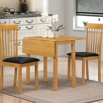 Buy Atlas Dropleaf Dining Table Only Oak from Furnituretta