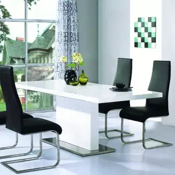 Buy Chaffee Dining Table White High Gloss from Furnituretta
