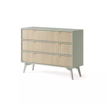 Buy Forest Chest Of Drawers Green 106cm, Colour: Green, Width: 106 from Furnituretta