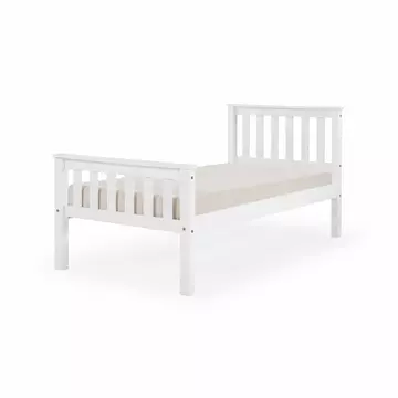 Buy Manila HFE Pine Bed Single White, Colour: White, Size: Single from Furnituretta