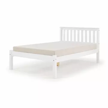 Buy Manila LFE Pine Bed 4 Foot White, Colour: White, Size: 4 Foot from Furnituretta