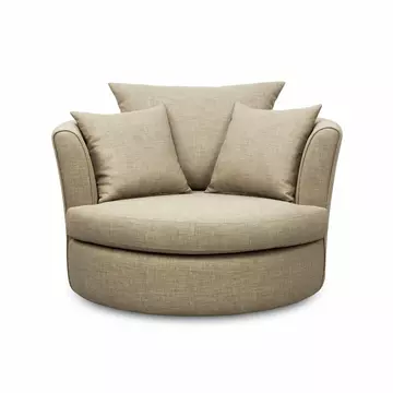 Buy Ronda Swivel Fabric Chair from Furnituretta