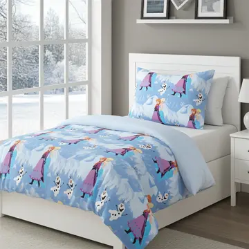 Buy Disney Frozen Elsa Anna & Olaf 100% Cotton Duvet Cover Set Single from Furnituretta