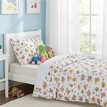 Buy Flannelette Toddler Bed Linen Duvet Cover Set 100% Cotton from Furnituretta