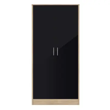 Buy Bardalona Wardrobe Black Gloss from Furnituretta