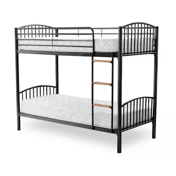 Buy Montreal Bunk Bed Black, Colour: Black from Furnituretta