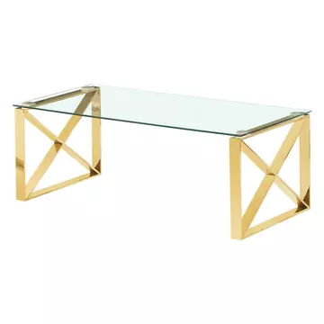 Buy Ningbo Gold Clear Glass Coffee Table from Furnituretta