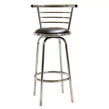 Buy Bar Stool Chrome Swivel Wide Back BM-020P from Furnituretta