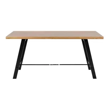 Buy Cavendish Small Dining Table with Black Metal Legs from Furnituretta