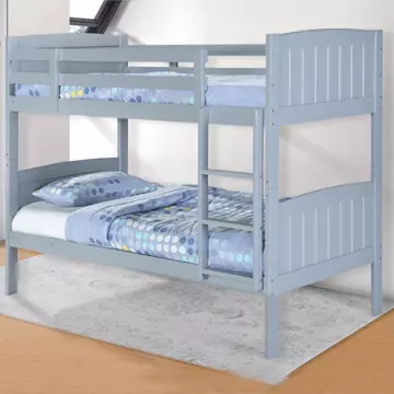 Buy Hayes Solid Wood Bunk Bed Grey from Furnituretta