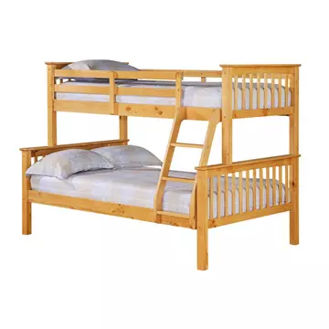 Buy Porto Triple Bunk Bed Pine, Colour: Pine from Furnituretta
