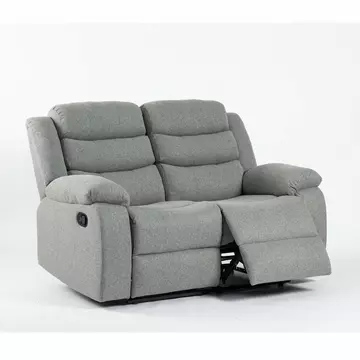 Buy Turin Recliner Fabric 2-Seater Grey from Furnituretta