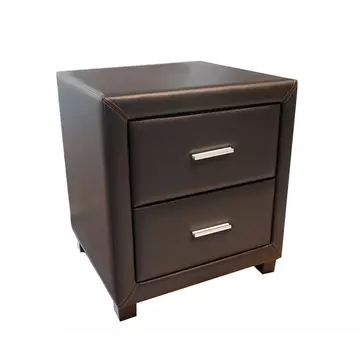 Buy Dorset 2 Drawer Bedside Cabinet Brown, Colour: Brown, Width: 47 from Furnituretta