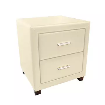 Buy Dorset 2 Drawer Bedside Cabinet Cream, Colour: Cream, Width: 47 from Furnituretta