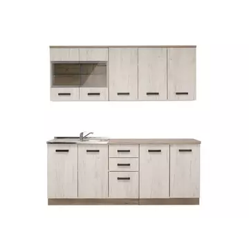 Buy Grantham White Oak Effect Kitchen Units from Furnituretta