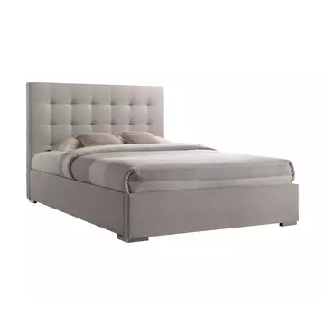 Buy Nevada Sand Fabric King Size Bed, Colour: Sand, Size: 5ft/King , Width: 175 from Furnituretta