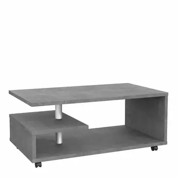 Buy Bailey Coffee Table in Concrete Optic Dark Grey, Colour: Concrete Optic Dark Grey, Width: 105 from Furnituretta