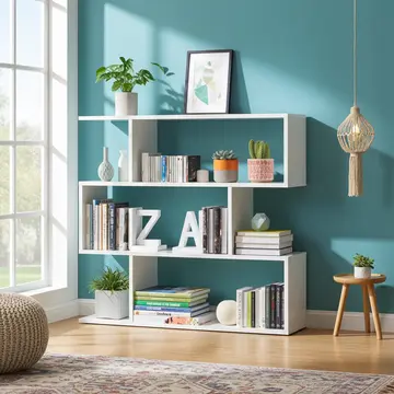 Buy Arctic Bookcase Wide White 301010BO from Furnituretta