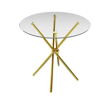 Buy Casa Glass & Gold Dining Table from Furnituretta