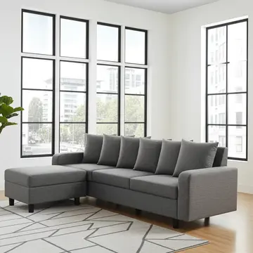 Buy Civic Chase Sofa Fabric Grey from Furnituretta