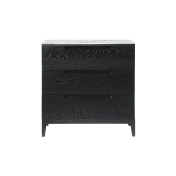 Buy Orchid Marble 3‑Drawer Chest with Cut‑Out Handles & Soft‑Close Runners from Furnituretta