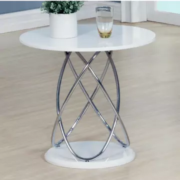 Buy Eclipse White High Gloss Lamp Table from Furnituretta