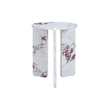 Buy Halo Side Table with Round Top and Three Rounded‑Corner Legs from Furnituretta