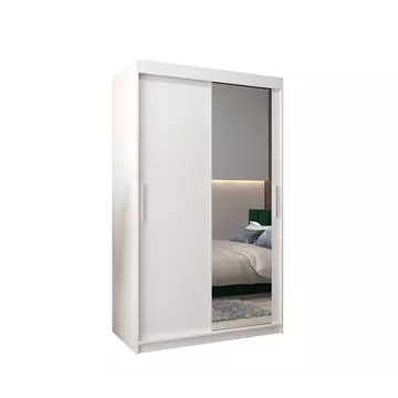 Buy Tokyo II Sliding Door Wardrobe 120cm, Colour: White, Item Width: 120 from Furnituretta