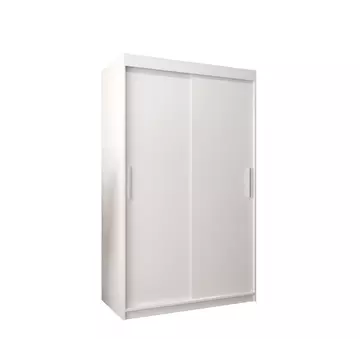 Buy Tokyo Sliding Door Wardrobe 120cm, Colour: White, Item Width: 120 from Furnituretta