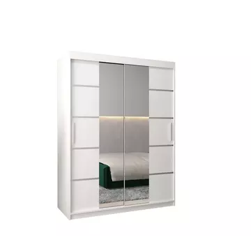 Buy Verona 04 Sliding Door Wardrobe 150cm, Colour: White, Item Width: 150 from Furnituretta