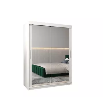 Buy Tokyo III Sliding Door Wardrobe 150cm, Colour: White, Item Width: 150 from Furnituretta
